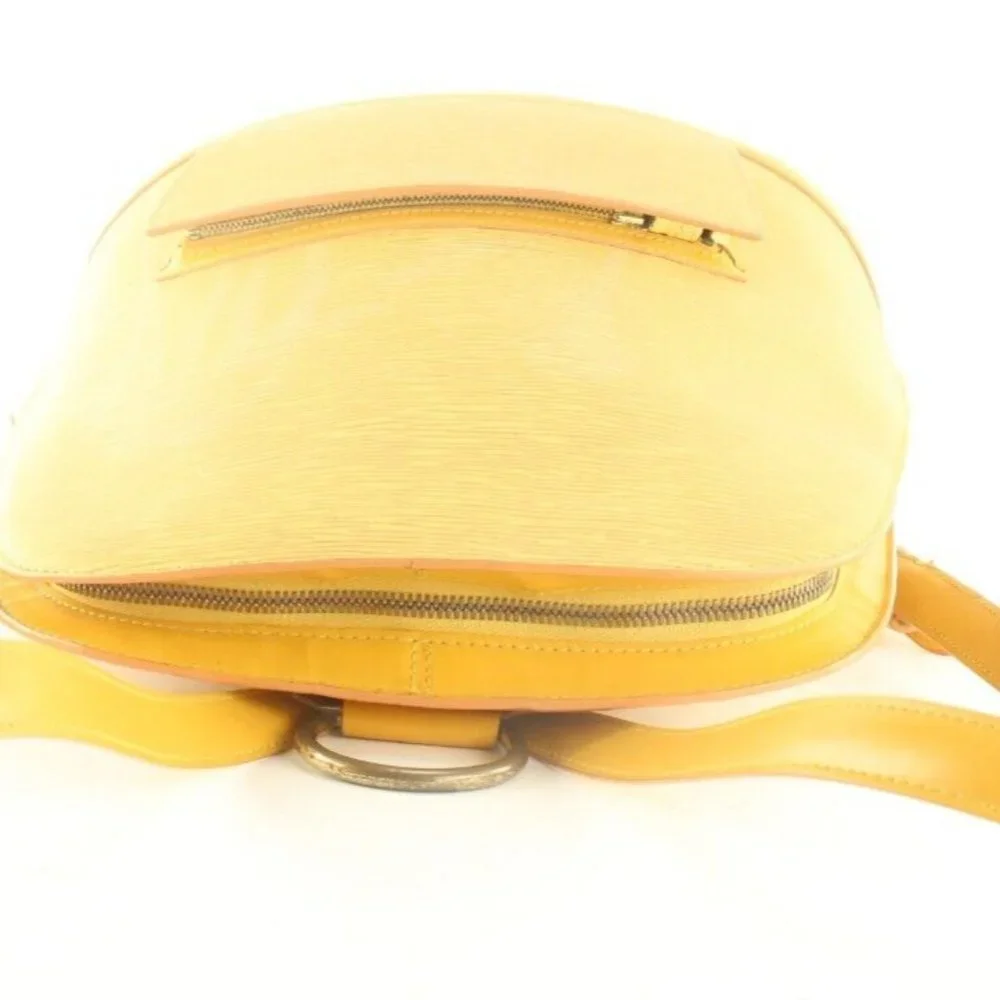 Louis Vuitton Yellow Epi Leather Gobelin Medium Backpack 6LV117K